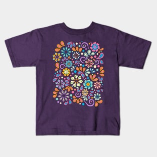 Retro Hippie Vintage Design Kids T-Shirt